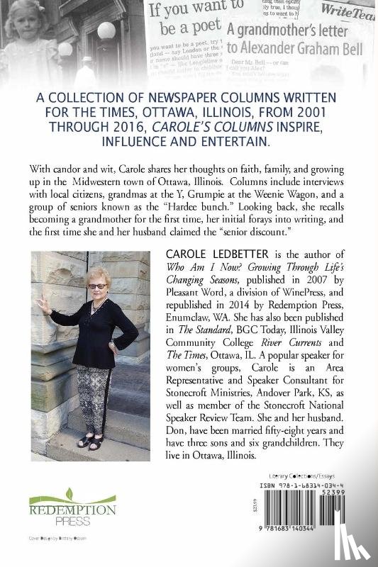 Ledbetter, Carole - Carole's Columns