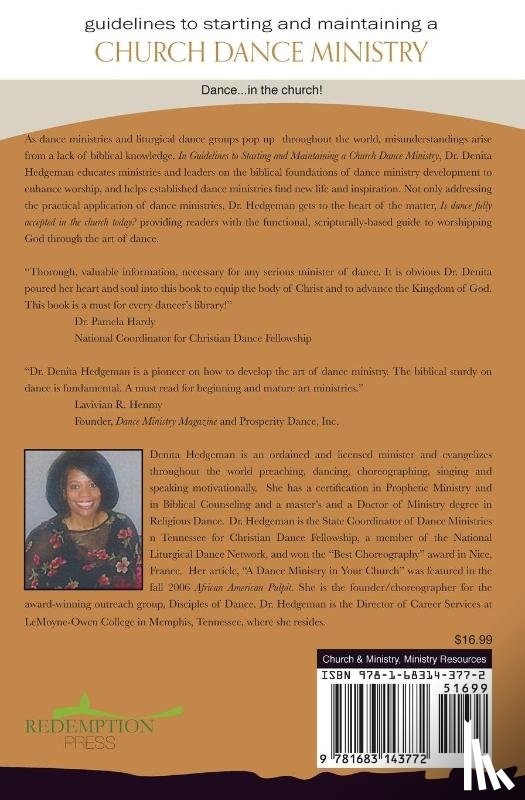Hedgeman, Denita - Guidelines to Starting and Maintaining a Church Dance Ministry