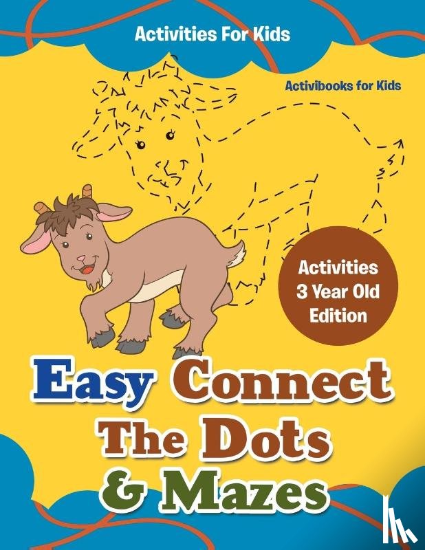 For Kids, Activibooks - Easy Connect The Dots & Mazes Activities For Kids - Activities 3 Year Old Edition