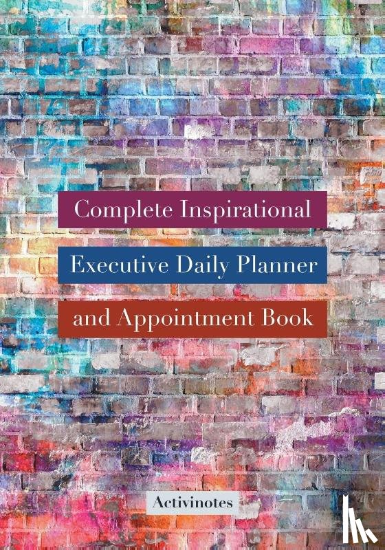 Activinotes - Complete Inspirational Executive Daily Planner and Appointment Book