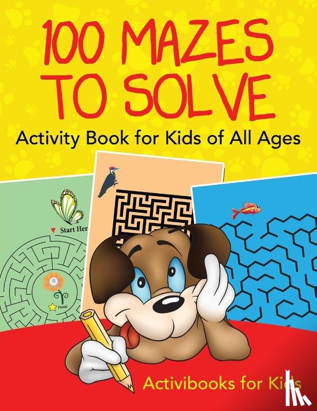 For Kids, Activibooks - 100 Mazes to Solve Activity Book for Kids of All Ages