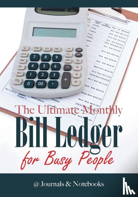 @journals Notebooks - The Ultimate Monthly Bill Ledger for Busy People