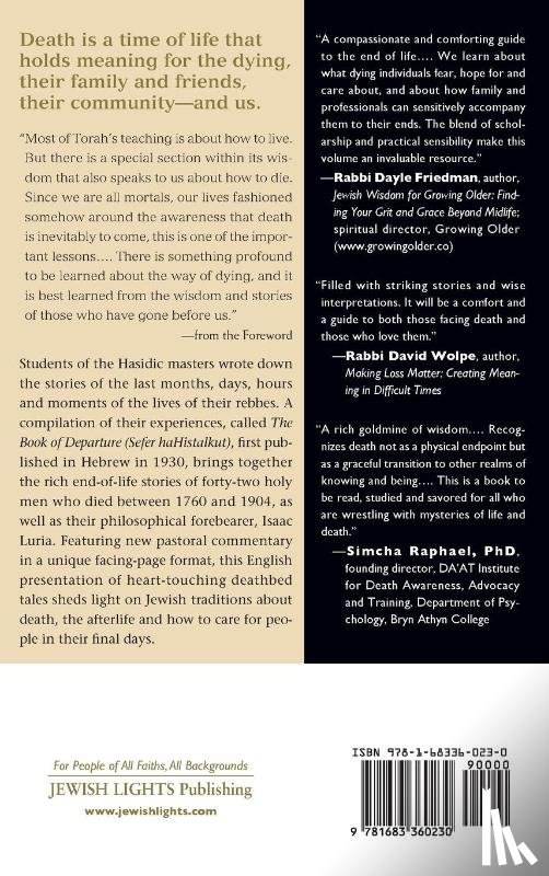 Baron, Rabbi Joel H. - Deathbed Wisdom of the Hasidic Masters