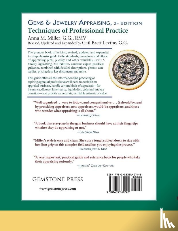 Miller, Anna M. - Gems & Jewelry Appraising (3rd Edition)