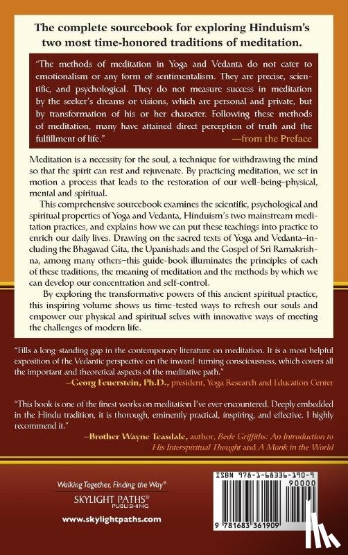 Adiswarananda, Swami - Meditation & Its Practices