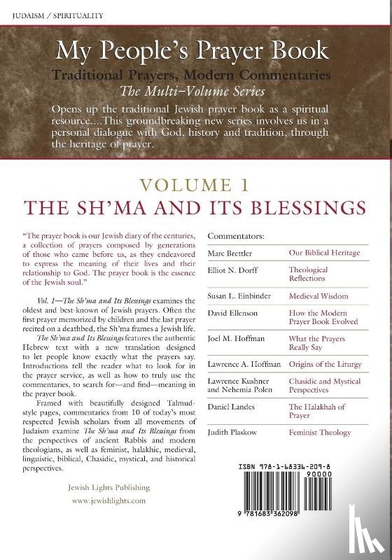  - My People's Prayer Book Vol 1