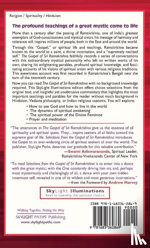 Nikhilananda, Swami - Selections from the Gospel of Sri Ramakrishna