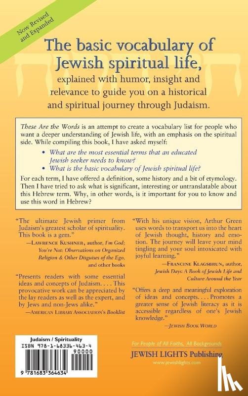 Green, Dr. Arthur - These are the Words (2nd Edition)