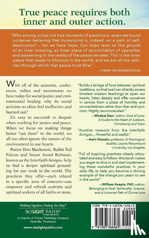 Mackenzie, Pastor Don, Falcon, Rabbi Ted, Rahman, Imam Jamal - Finding Peace through Spiritual Practice