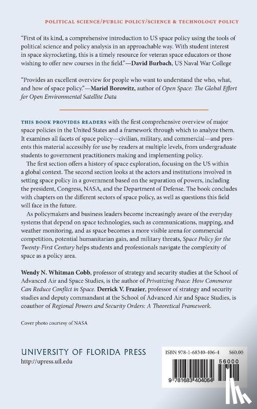 Cobb, Wendy N. Whitman, Frazier, Derrick V. - Space Policy for the Twenty-First Century