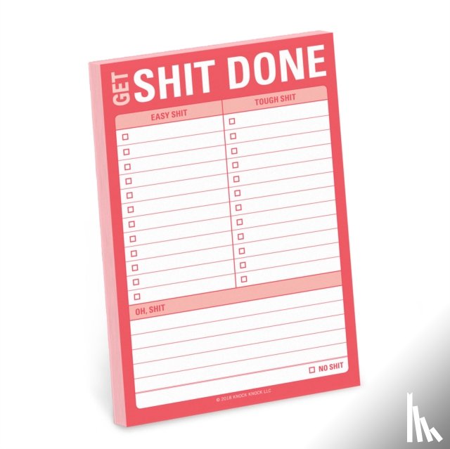  - Knock Knock Get Shit Done Great Big Sticky Note