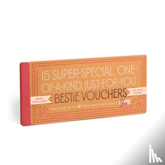  - Knock Knock Fill in the Love Bestie Vouchers, Booklet of 15 Friend Coupons