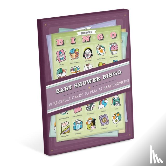 Knock Knock - Knock Knock Baby Shower Bingo, 12 Reusable Cards for WFH Calls
