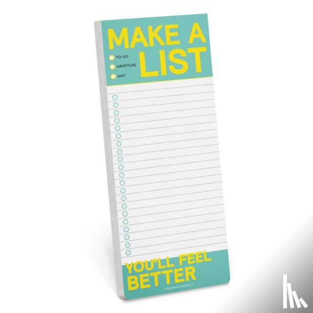 Knock Knock - Knock Knock Make a List Make-a-List Pad