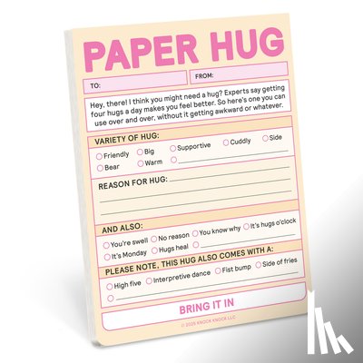 Knock Knock - Knock Knock Paper Hug Nifty Note (Pastel Version)