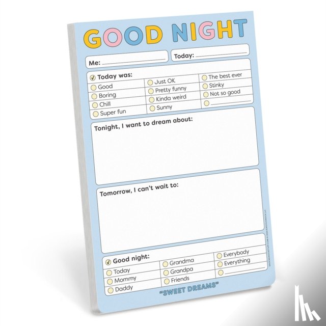 Knock Knock Kids - Knock Knock Kids Good Night Playtime Pads
