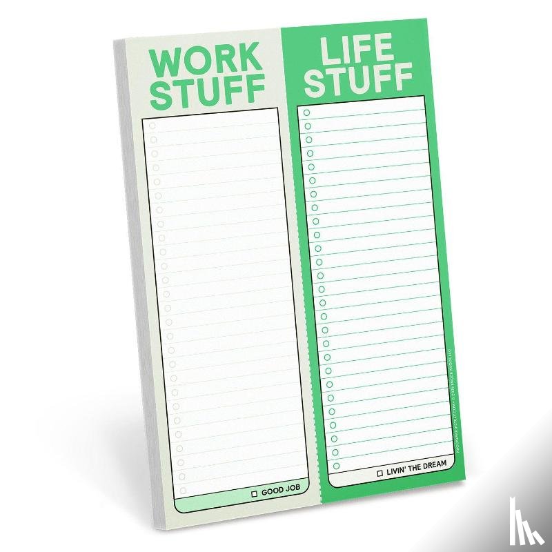 Knock Knock - Knock Knock Work Stuff / Life Stuff Perforated Pad (Pastel Version)