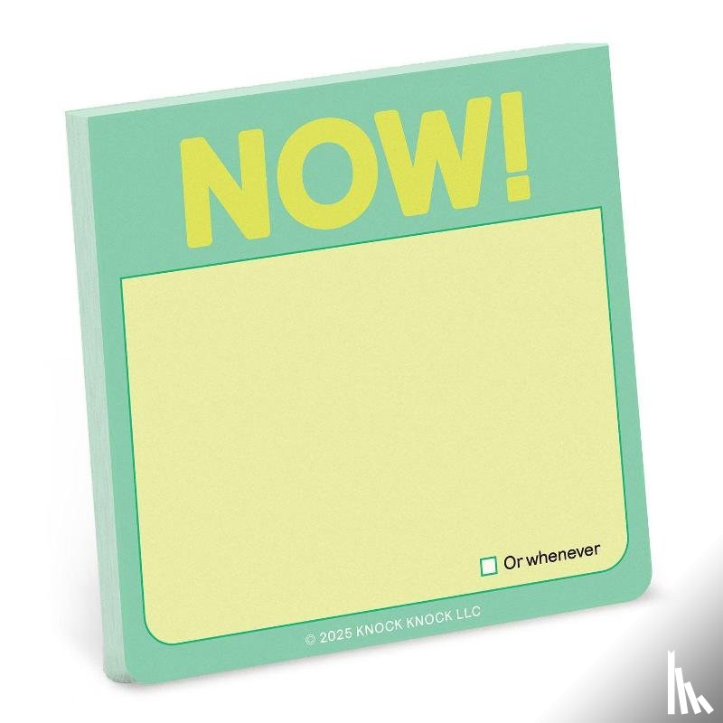 Knock Knock - Knock Knock Now! Sticky Note (Pastel Version)