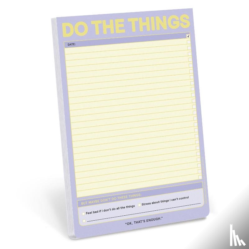 Knock Knock - Knock Knock Do the Things Pad (Pastel Version)