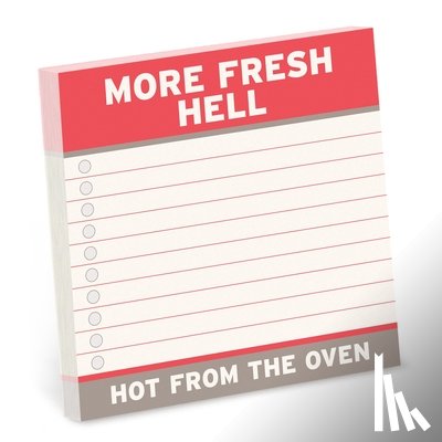 Knock Knock - Knock Knock More Fresh Hell Large Sticky Notes (4x4in)