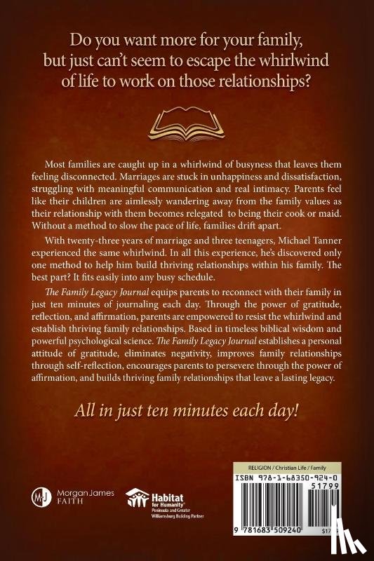 Tanner, Michael - The Family Legacy Journal