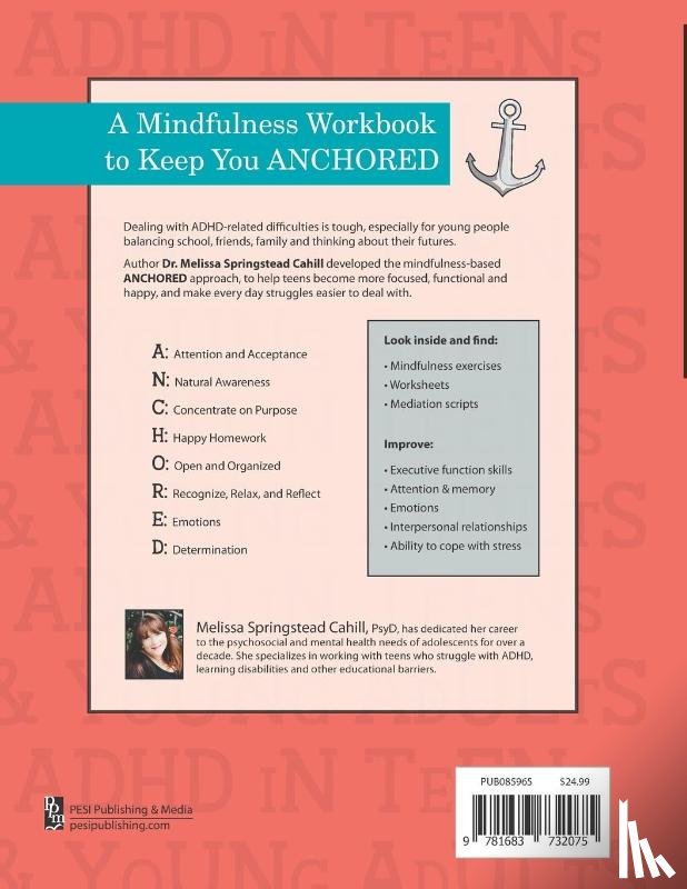 Melissa Springstead Cahill, Springstead Cahill - ADHD in Teens & Young Adults