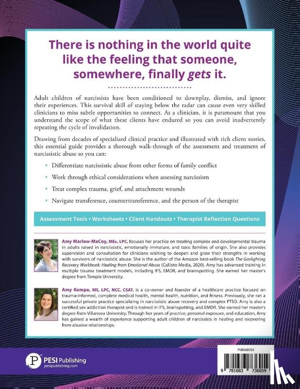Marlowe-MaCoy, Amy, Kempe, Amy - The Clinician's Guide to Treating Adult Children of Narcissists