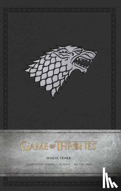 Insight Editions - Game of Thrones: House Stark Ruled Pocket Journal