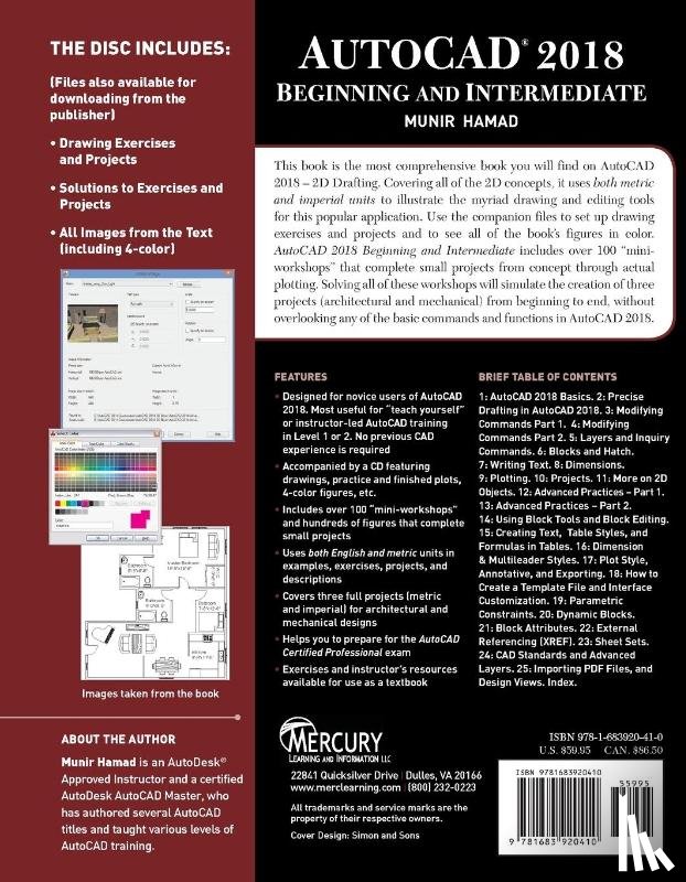Hamad, Munir - AutoCAD 2018 Beginning and Intermediate