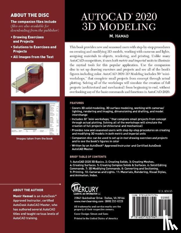 Hamad, Munir - AutoCAD 2020 3D Modeling