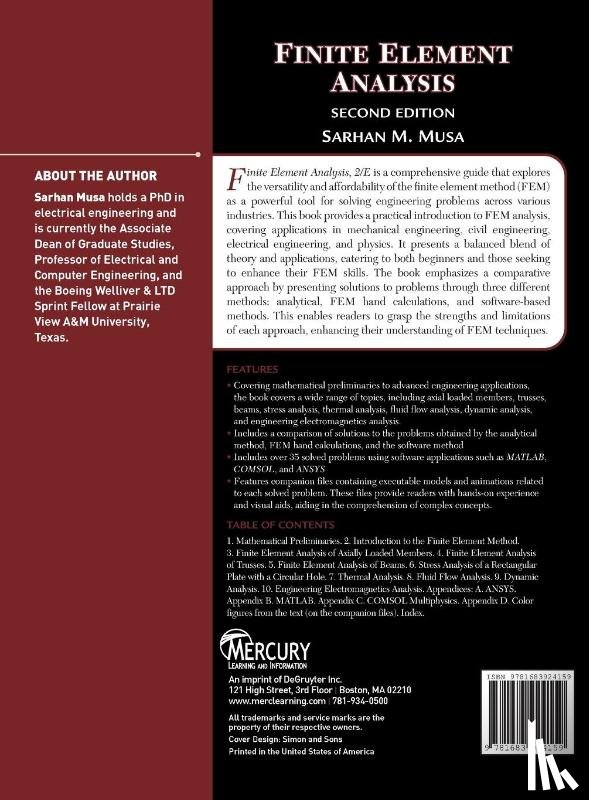 Musa, Sarhan M. - Finite Element Analysis