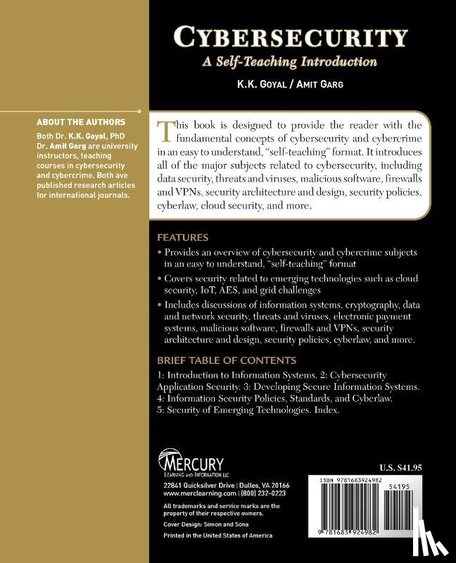 Goyal, K. K., Garg, Amit - Cybersecurity