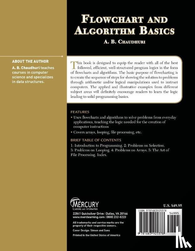 Chaudhuri, A. B. - Flowchart and Algorithm Basics
