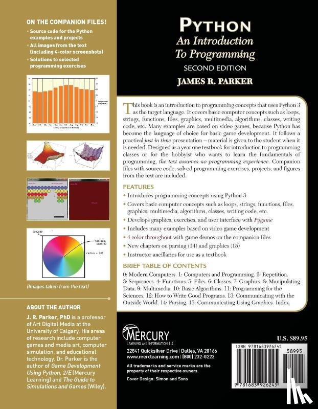 Parker, James R. - Python. An Introduction to Programming