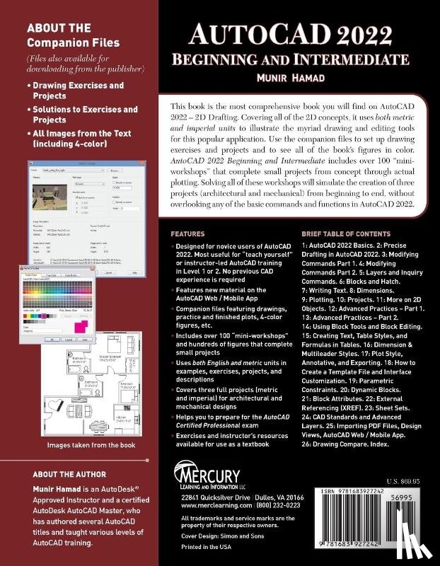 Hamad, Munir - AutoCAD 2022 Beginning and Intermediate