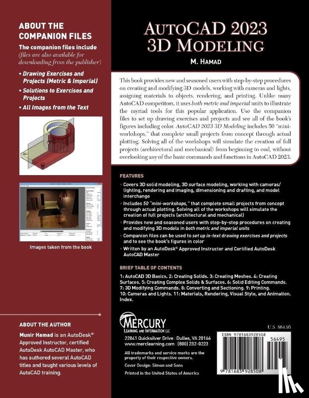 Hamad, Munir - AutoCAD 2023 3D Modeling