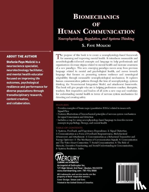 Molicki, Stefanie - Biomechanics of Human Communication