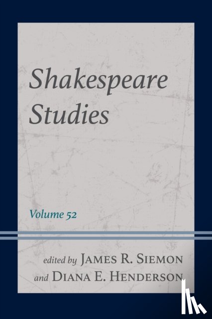  - Shakespeare Studies