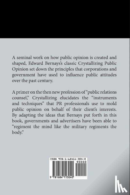 Bernays, Edward - Crystallizing Public Opinion