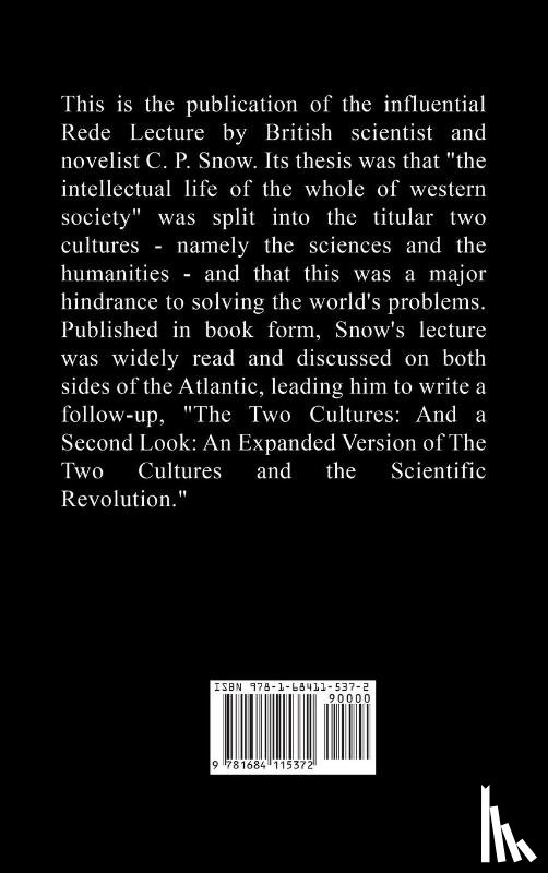 Snow, C P - The Two Cultures and the Scientific Revolution