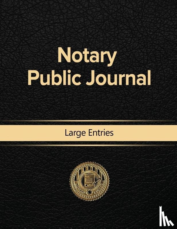Public, Notary - Notary Public Journal Large Entries