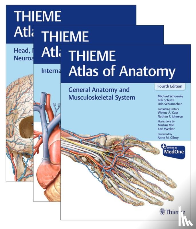 Schünke, Michael, Schulte, Erik, Schumacher, Udo - THIEME Atlas of Anatomy, Three Volume Set, Fourth Edition