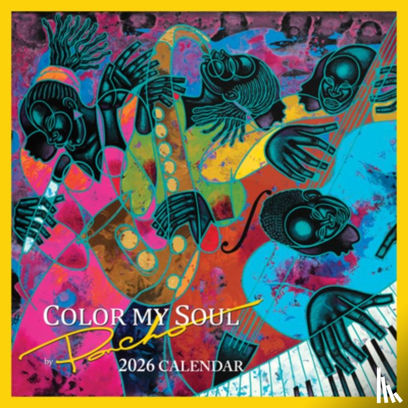 Larry Poncho Brown - Shades of Color Color My Soul 2026 Wall Calendar