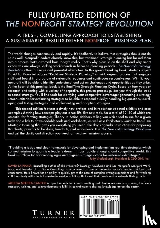 La Piana, David, Campos, Melissa Mendes - The Nonprofit Strategy Revolution
