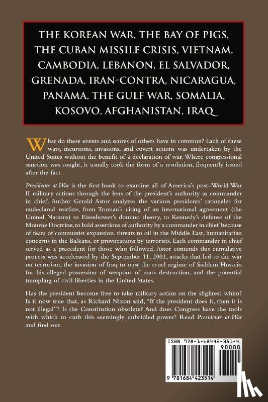 Astor, Gerald - Presidents at War