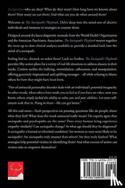 Conlon Mba, Paul M - The Sociopath's Playbook