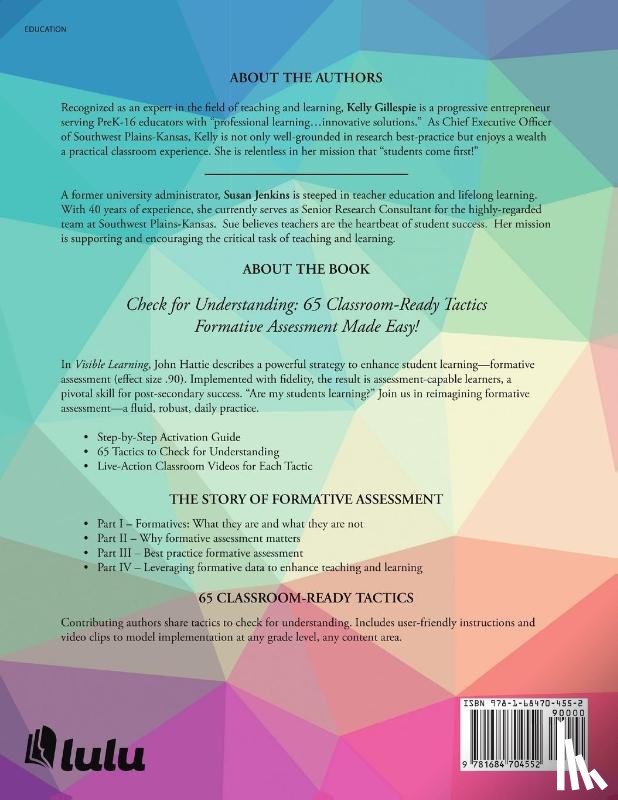 Gillespie, Kelly, Jenkins, Susan - Check for Understanding 65 Classroom Ready Tactics