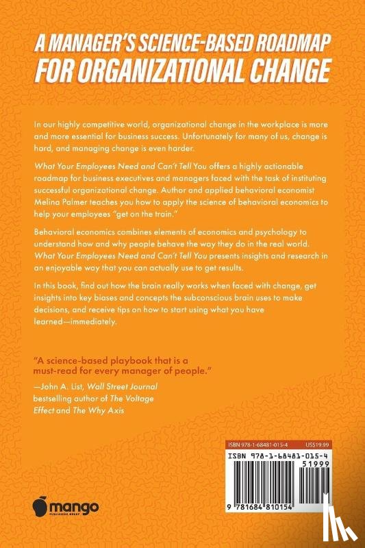 Palmer, Melina - What Your Employees Need and Can't Tell You