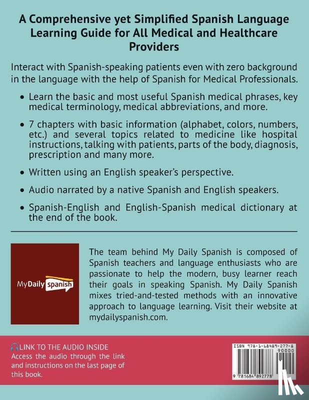 My Daily Spanish - Spanish for Medical Professionals