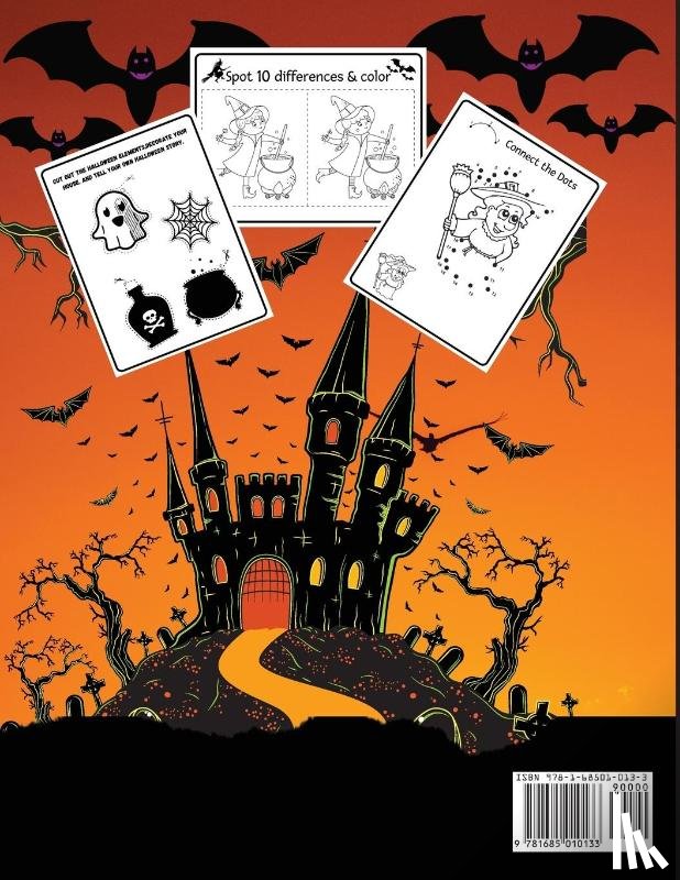 Dorny, Lora - Halloween Activity Book for Kids Ages 4-8